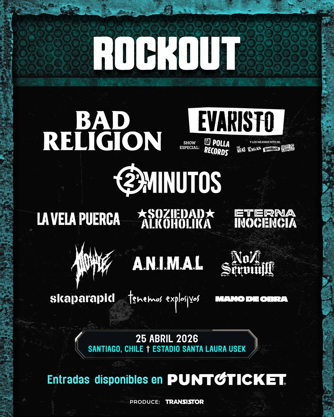 Rockout 2026: Así llegan las bandas a la cita más intensa del año
